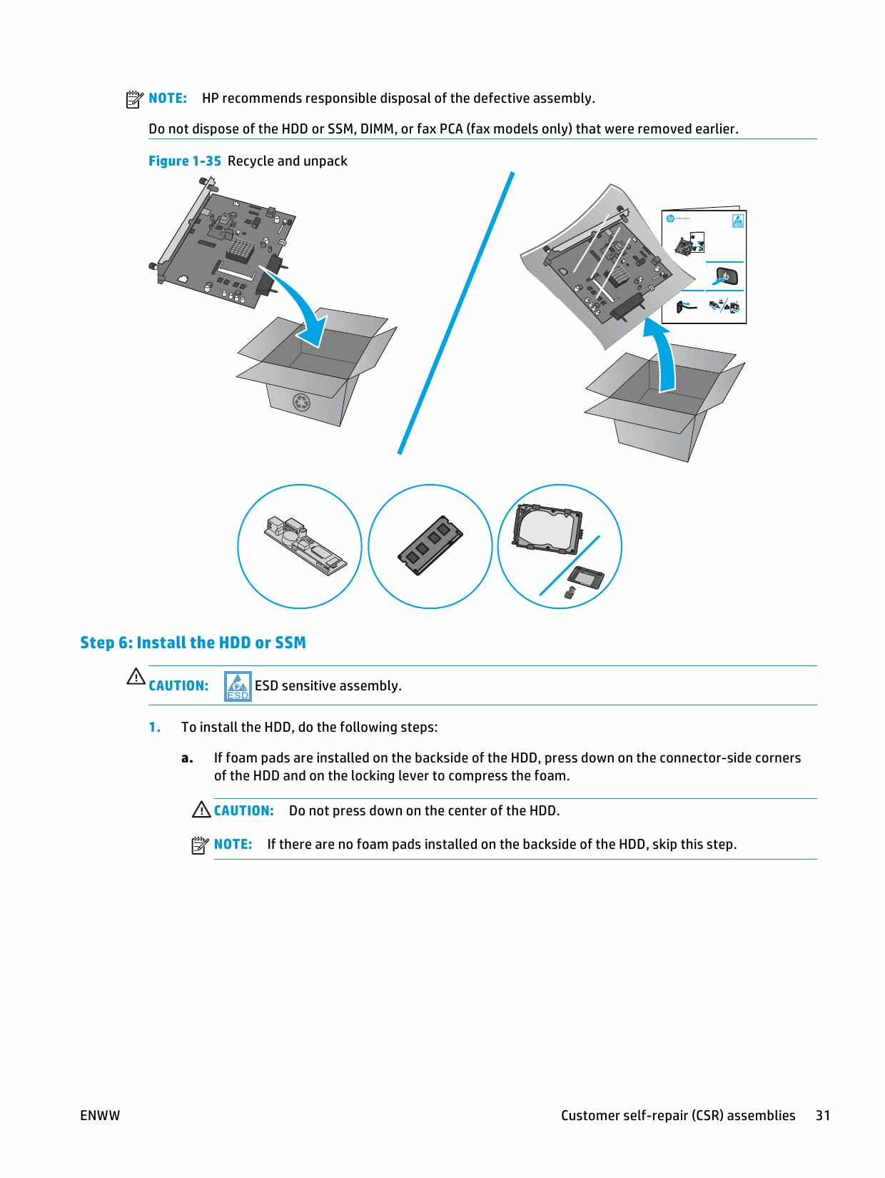 HP LaserJet Enterprise M630 Parts and Repair Manual PDF download-2